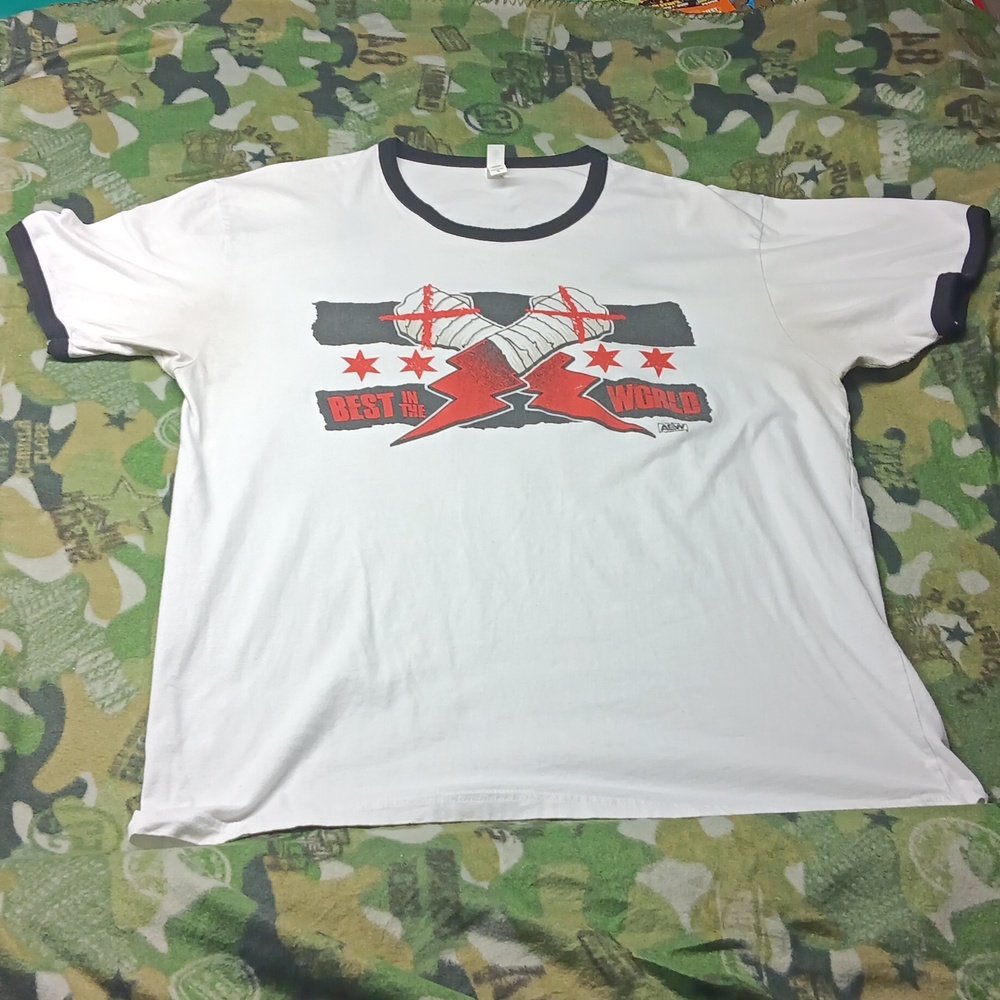 CM Punk XL AEW Debut Rampage @ United Center Chicago Shirt RARE